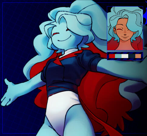 halfbody shaded halfbody shaded